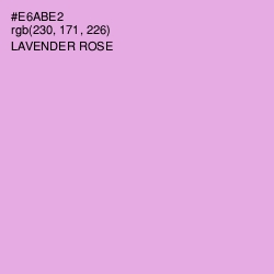#E6ABE2 - Lavender Rose Color Image